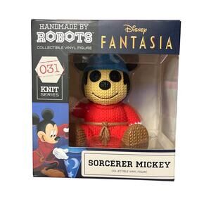 Handmade by Robots Sorcerer Mickey Full Size Vinyl Figure New